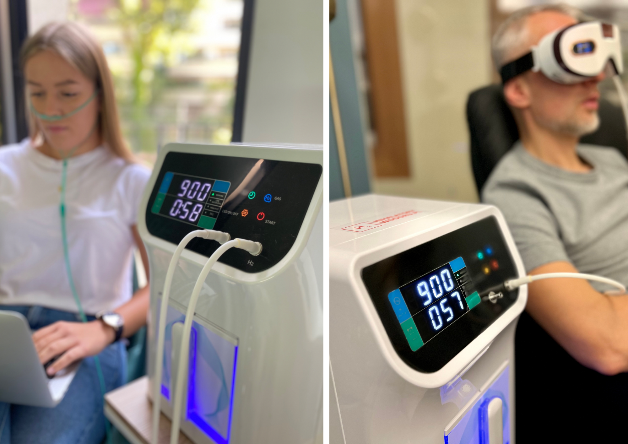 H2Hub Wellness hydrogen-oxygen inhalation machine